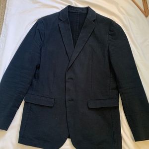 Theory Navy Blue blazer casual cotton
